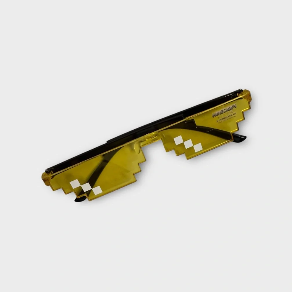 Minecraft Official Merch Yellow Sunglasses